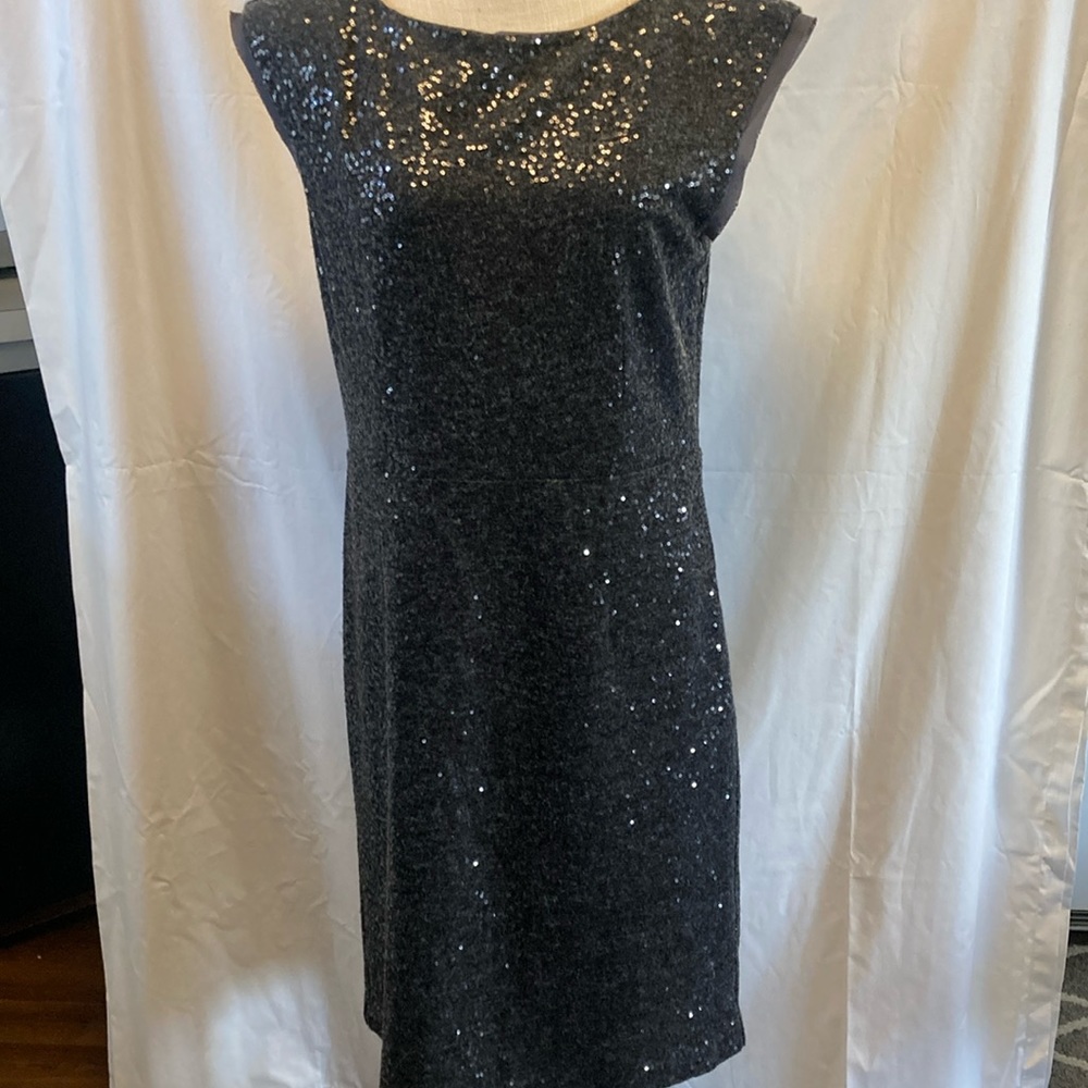 Kenneth Cole grey sequin dress great condition size medium